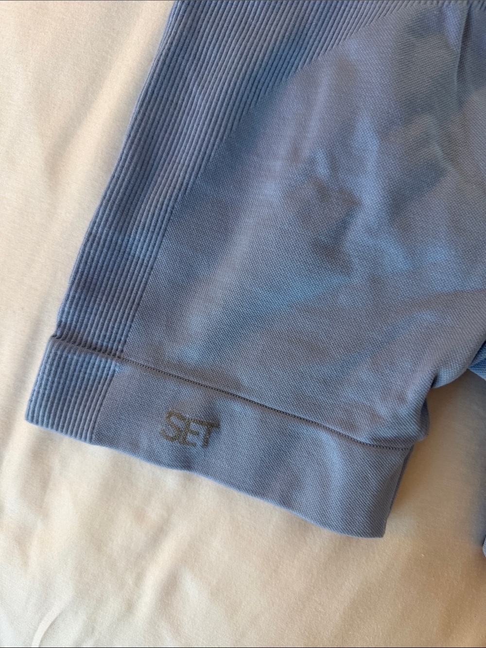 SET Active Seamless Bike Shorts - Periwinkle Blue - Picture 3 of 4